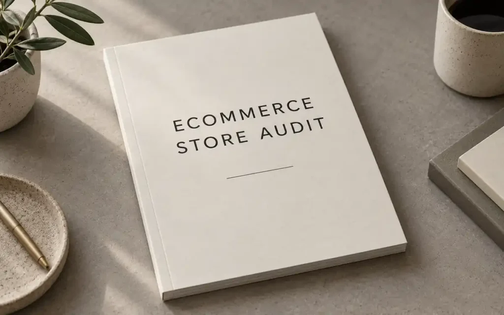 Original generated store audit editorial concept; not a real store project